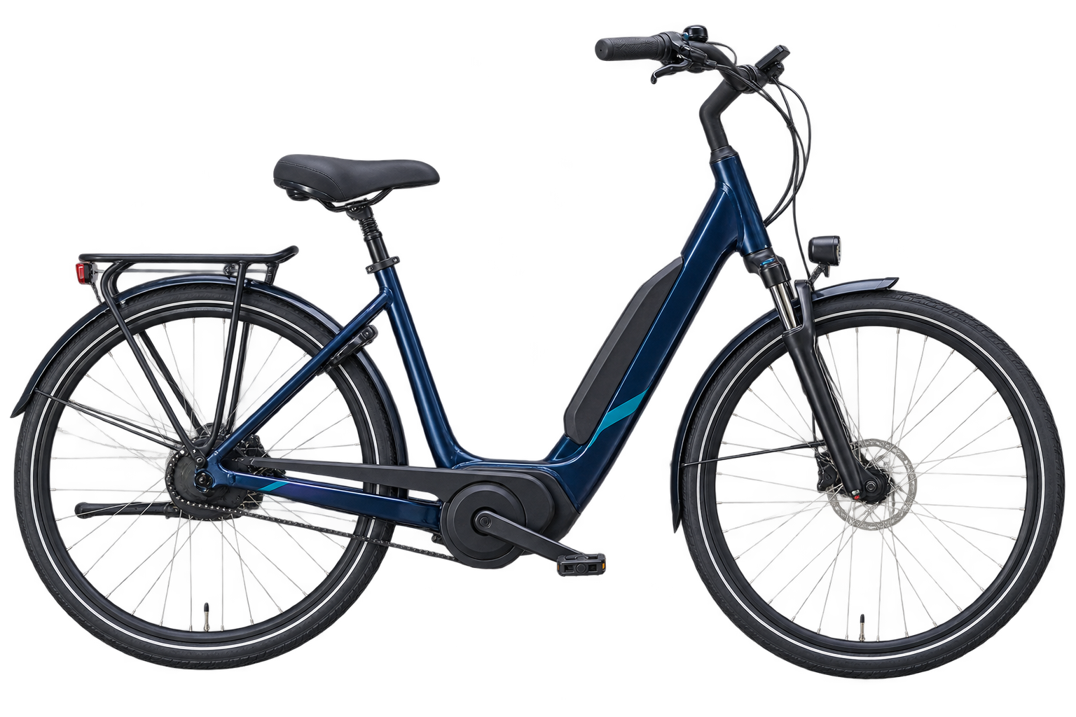 Voorbeeld van een digitaal geregistreerde fiets